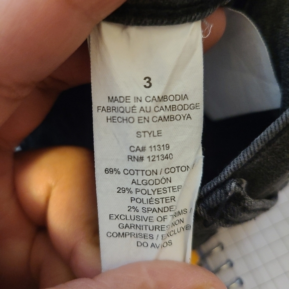 Garage Retro High Waist Jegging‎ Dark Gray Sz 3 - Picture 5 of 6